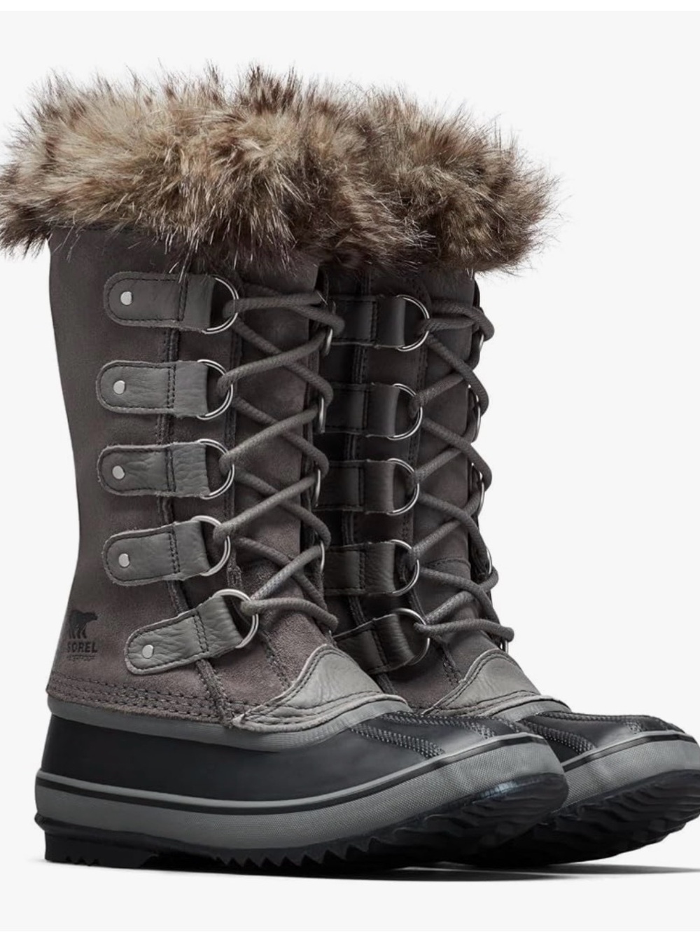 Sorel Women's Joan of Arctic winter Boots with Faux-Fur Cuff sz 10